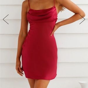 Hello Molly You Make Me Dress in Wine